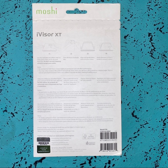 Moshi Clear Screen Protector For Amazon Fire Tablets - Picture 11 of 15
